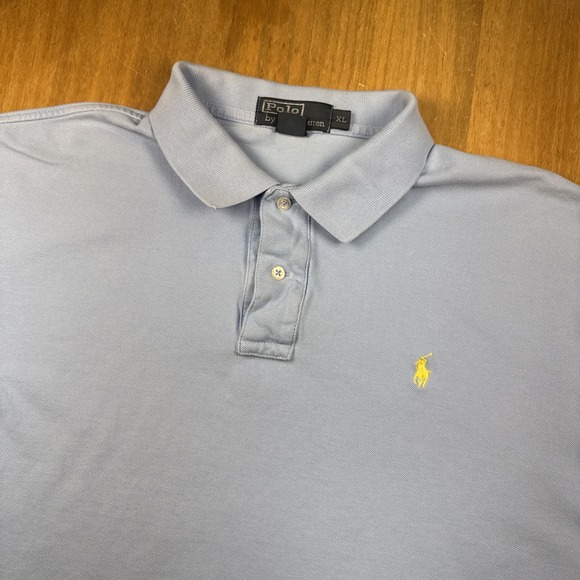 Polo Ralph Lauren Other - Polo Ralph Lauren Men's Short Sleeve Pique Polo Shirt Mens XL Light Blue Casual